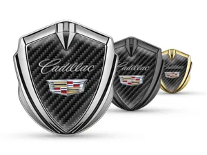 Cadillac Emblem Fender Abzeichen Rennsportlicher Look Strahlend